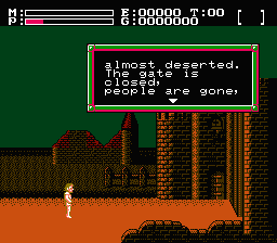 Soluce de Faxanadu sur Nes : Partie 1 - Le début de la plaine