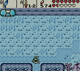 Zelda oracle of ages sur Game boy color : Les quarts de coeur