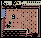 Zelda oracle of ages sur Game boy color : Les quarts de coeur