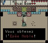 Zelda oracle of ages sur Game boy color : La quête de l'épée noble