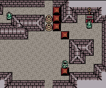 Soluce de Zelda Oracle Of Ages (Zelda OOA) sur Game Boy Color (GBC) : Donjon 1, tombe esprit