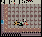 Soluce de Zelda Oracle Of Ages (Zelda OOA) sur Game Boy Color (GBC) : Donjon 1, tombe esprit