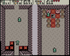 Soluce de Zelda Oracle Of Ages (Zelda OOA) sur Game Boy Color (GBC) : Donjon 1, tombe esprit