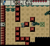 Soluce de Zelda Oracle Of Ages (Zelda OOA) sur Game Boy Color (GBC) : Donjon 3, Grotte lune