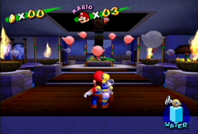 Le test de Super Mario Sunshine sur Game Cube (GC)