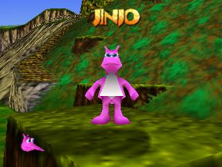 Le casting de Banjo et Kazooie sur Nintendo 64 (n64) : les 1er rôlesJinjo