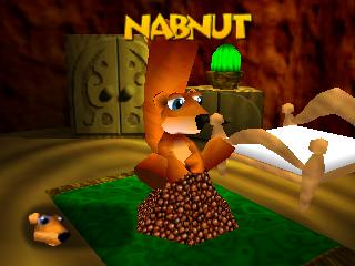 Le casting de Banjo et Kazooie sur Nintendo 64 (n64) : les 1er rôlesNabnut