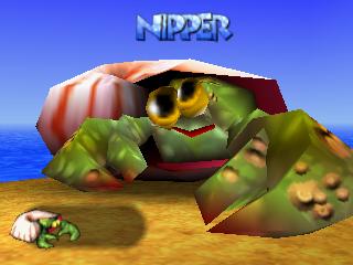 Le casting de Banjo et Kazooie sur Nintendo 64 (n64) : les 1er rôlesNipper