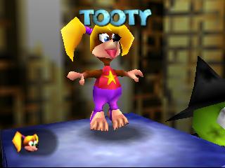 Le casting de Banjo et Kazooie sur Nintendo 64 (n64) : les 1er rôlesTooty