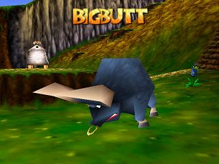 Le casting de Banjo et Kazooie sur Nintendo 64 (n64) : les 2nds rôles (de Bawl à Lockup)BigButt