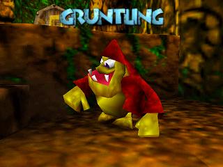 Le casting de Banjo et Kazooie sur Nintendo 64 (n64) : les 2nds rôles (de Bawl à Lockup)Gruntling