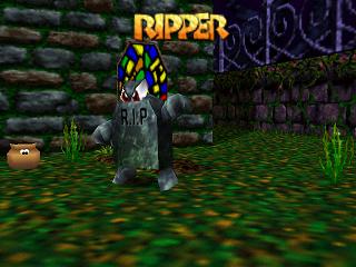 Le casting de Banjo et Kazooie sur Nintendo 64 (n64) : les 2nd rôles  (de Moggy à Yum-Yum)Ripper