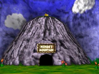 Soluce de Banjo & Kazooie sur nintendo 64 (n64) : Niveau 1 - Mumbo's Mountain, la montagne Mumbo