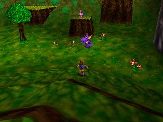 Soluce de Banjo & Kazooie sur nintendo 64 (n64) : Niveau 1 - Mumbo's Mountain, la montagne Mumbo