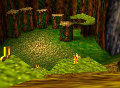 Soluce de Banjo & Kazooie sur nintendo 64 (n64) : Niveau 1 - Mumbo's Mountain, la montagne Mumbo