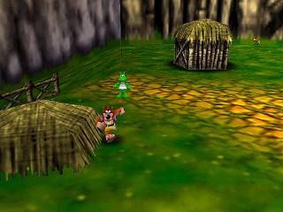 Soluce de Banjo & Kazooie sur nintendo 64 (n64) : Niveau 1 - Mumbo's Mountain, la montagne Mumbo