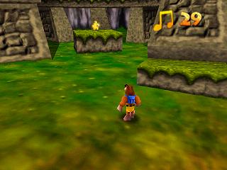 Soluce de Banjo & Kazooie sur nintendo 64 (n64) : Niveau 1 - Mumbo's Mountain, la montagne Mumbo