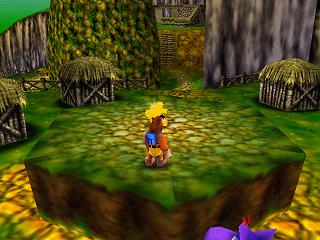 Soluce de Banjo & Kazooie sur nintendo 64 (n64) : Niveau 1 - Mumbo's Mountain, la montagne Mumbo