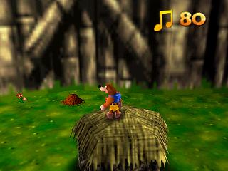Soluce de Banjo & Kazooie sur nintendo 64 (n64) : Niveau 1 - Mumbo's Mountain, la montagne Mumbo