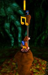 Soluce de Banjo & Kazooie sur nintendo 64 (n64) : Niveau 1 - Mumbo's Mountain, la montagne Mumbo