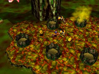 Soluce de Banjo & Kazooie sur nintendo 64 (n64) : Niveau 1 - Mumbo's Mountain, la montagne Mumbo