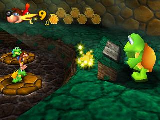 Soluce de Banjo & Kazooie sur nintendo 64 (n64) : Niveau 1 - Mumbo's Mountain, la montagne Mumbo