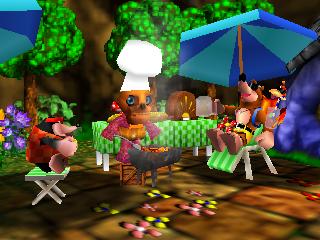 Soluce de Banjo & Kazooie sur nintendo 64 (n64) : Le labyrinthe aux questions de Gruntilda