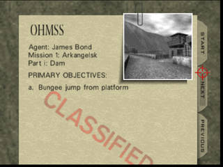 GoldenEye 007 на Nintendo 64 -  Миссия 1: Arkangelsk - часть i: Dam
