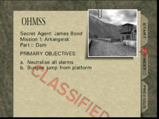 GoldenEye 007 на Nintendo 64 -  Миссия 1: Arkangelsk - часть i: Dam