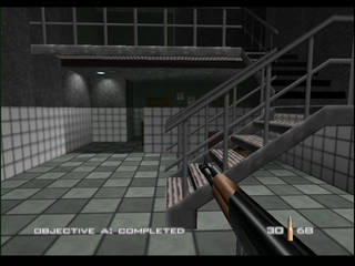GoldenEye 007 sur Nintendo 64 - 00 Agent Mission 1 : Arkangelsk - part ii : Facility