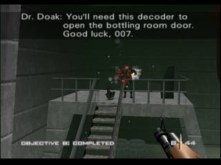 GoldenEye 007 sur Nintendo 64 - 00 Agent Mission 1 : Arkangelsk - part ii : Facility