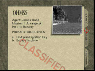 GoldenEye 007 sur Nintendo 64 - Agent Mission 1 : Arkangelsk - part iii : Runway