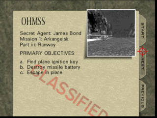 GoldenEye 007 sur Nintendo 64 - Agent Mission 1 : Arkangelsk - part iii : Runway