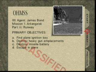 GoldenEye 007 sur Nintendo 64 - Agent Mission 1 : Arkangelsk - part iii : Runway