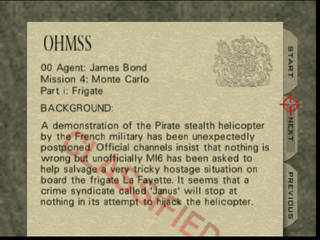 GoldenEye 007 su Nintendo 64 -  Missione 4: Monte Carlo - parte i: Frigate