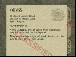GoldenEye 007 su Nintendo 64 -  Missione 4: Monte Carlo - parte i: Frigate