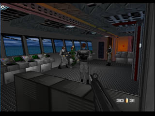 GoldenEye 007 on Nintendo 64 - Agent Mission 4: Monte Carlo - part i: Frigate