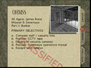 GoldenEye 007 sur Nintendo 64 - Agent Mission 5 : Severnaya - part ii : Bunker (II)