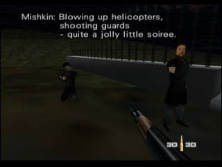 GoldenEye 007 sur Nintendo 64 - 00 Agent Mission 6 : St. Petersburg - part i : Statue Park
