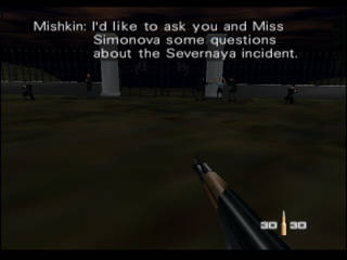 GoldenEye 007 sur Nintendo 64 - 00 Agent Mission 6 : St. Petersburg - part i : Statue Park