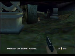 GoldenEye 007 sur Nintendo 64 - 00 Agent Mission 6 : St. Petersburg - part i : Statue Park