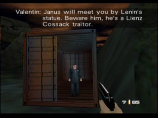 GoldenEye 007 sur Nintendo 64 - 00 Agent Mission 6 : St. Petersburg - part i : Statue Park