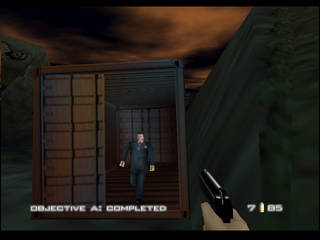 GoldenEye 007 sur Nintendo 64 - 00 Agent Mission 6 : St. Petersburg - part i : Statue Park