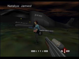 GoldenEye 007 sur Nintendo 64 - 00 Agent Mission 6 : St. Petersburg - part i : Statue Park