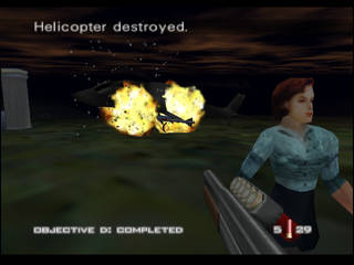 GoldenEye 007 sur Nintendo 64 - 00 Agent Mission 6 : St. Petersburg - part i : Statue Park