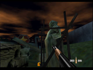 GoldenEye 007 sur Nintendo 64 - 00 Agent Mission 6 : St. Petersburg - part i : Statue Park
