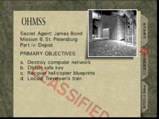 GoldenEye 007 sur Nintendo 64 - 00 Agent Mission 6 : St. Petersburg - part iv : Depot