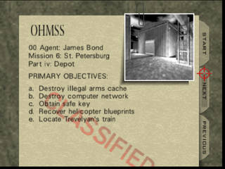 GoldenEye 007 sur Nintendo 64 - 00 Agent Mission 6 : St. Petersburg - part iv : Depot