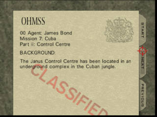 GoldenEye 007 sur Nintendo 64 -  Mission 7 : Cuba - part ii : Control Centre