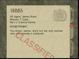 GoldenEye 007 sur Nintendo 64 -  Mission 7 : Cuba - part ii : Control Centre